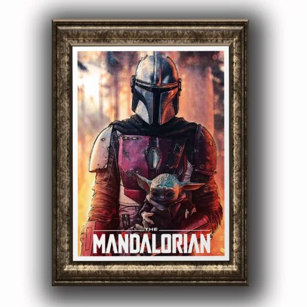 Mandalorian Posters decorativos, Posters Cine, Historia Nuestra