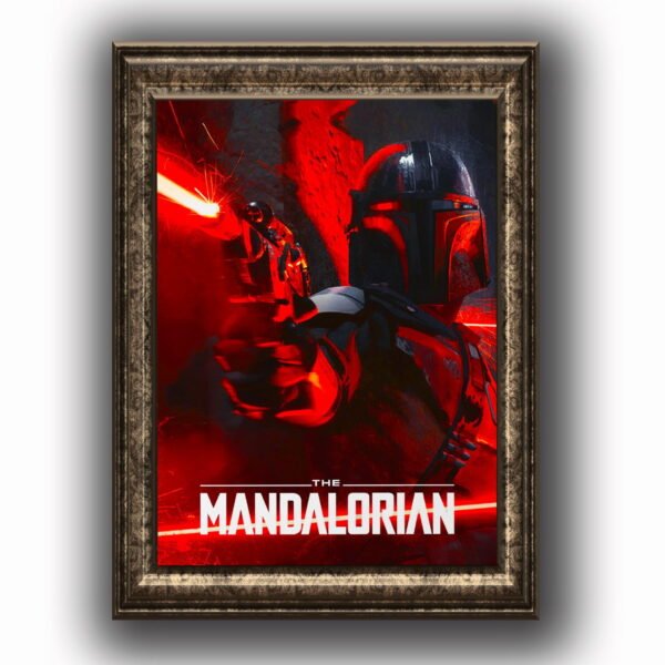 Mandalorian Posters decorativos, Posters Cine, Historia Nuestra