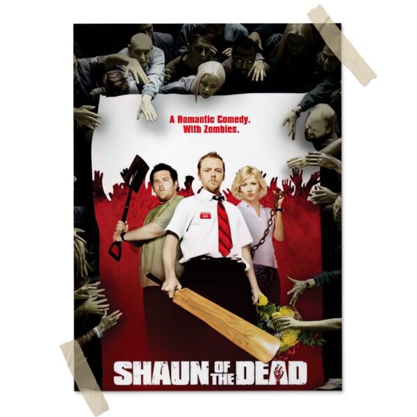 Shaun of the dead Posters decorativos, Posters Cine, Historia Nuestra