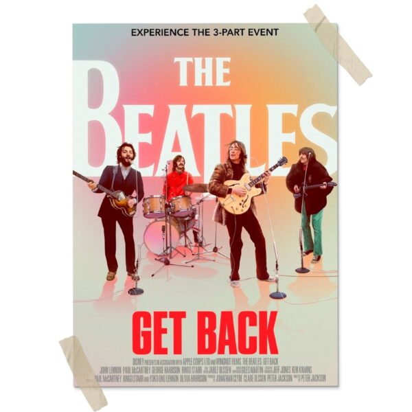 The Beatles 4 Posters decorativos, Posters Cine, Historia Nuestra