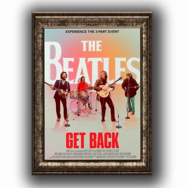 The Beatles 4 Posters decorativos, Posters Cine, Historia Nuestra