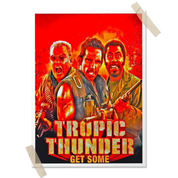 Tropic thunder Posters decorativos, Posters Cine, Historia Nuestra