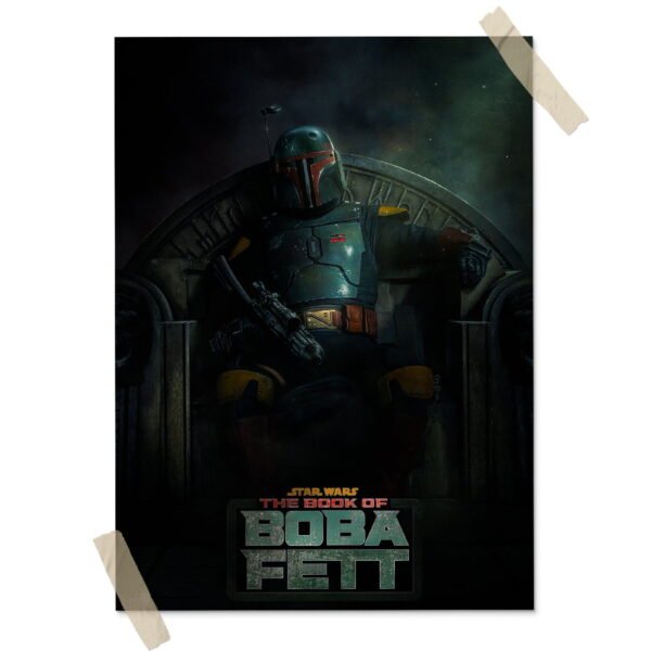 Book_of_boba_fett Posters decorativos, Posters Cine, Historia Nuestra