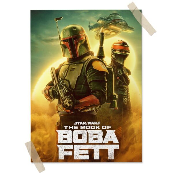 Book_of_boba_fett Posters decorativos, Posters Cine, Historia Nuestra