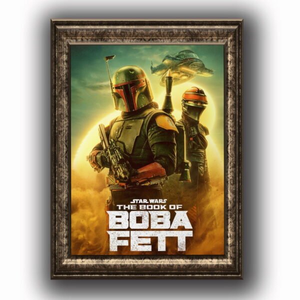 Book_of_boba_fett Posters decorativos, Posters Cine, Historia Nuestra