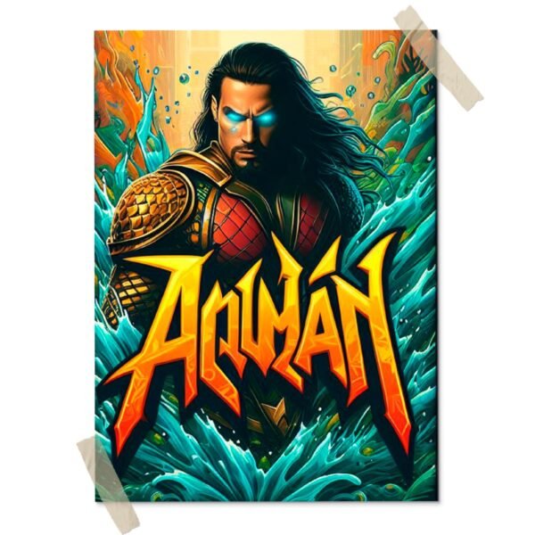 Aquaman Posters decorativos, Posters Comic, Historia Nuestra