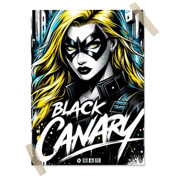 Black Canary Posters decorativos, Posters Comic, Historia Nuestra