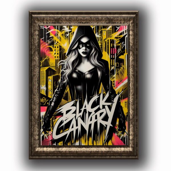 Black Canary Posters decorativos, Posters Comic, Historia Nuestra