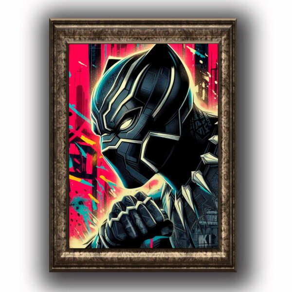 Black Panther Posters decorativos, Posters Comic, Historia Nuestra