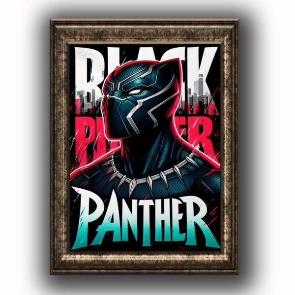 Black Panther Posters decorativos, Posters Comic, Historia Nuestra