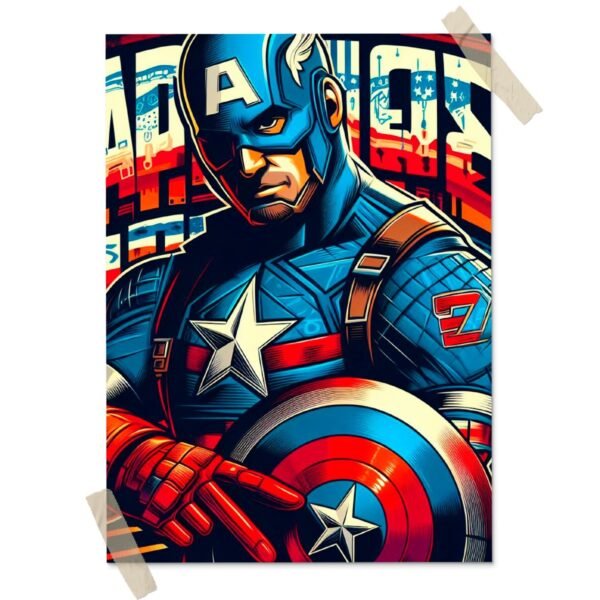 Capitan America Posters decorativos, Posters Comic, Historia Nuestra