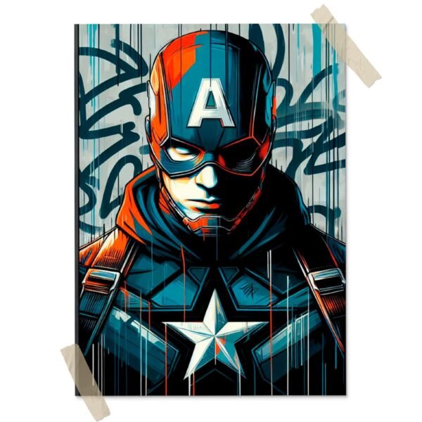 Capitan America Posters decorativos, Posters Comic, Historia Nuestra