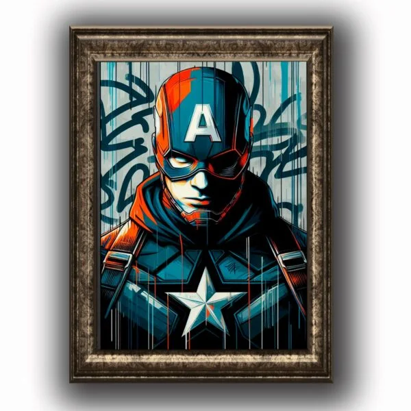 Capitan America Posters decorativos, Posters Comic, Historia Nuestra