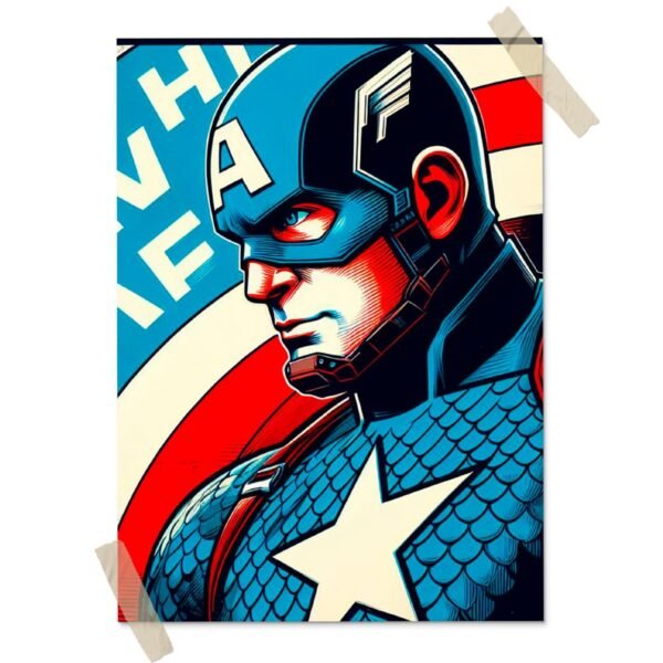 Capitan America Posters decorativos, Posters Comic, Historia Nuestra