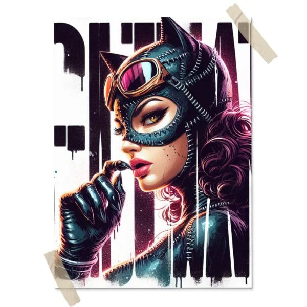 Catwoman Posters decorativos, Posters Comic, Historia Nuestra