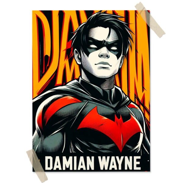 Damian Wayne Posters decorativos, Posters Comic, Historia Nuestra