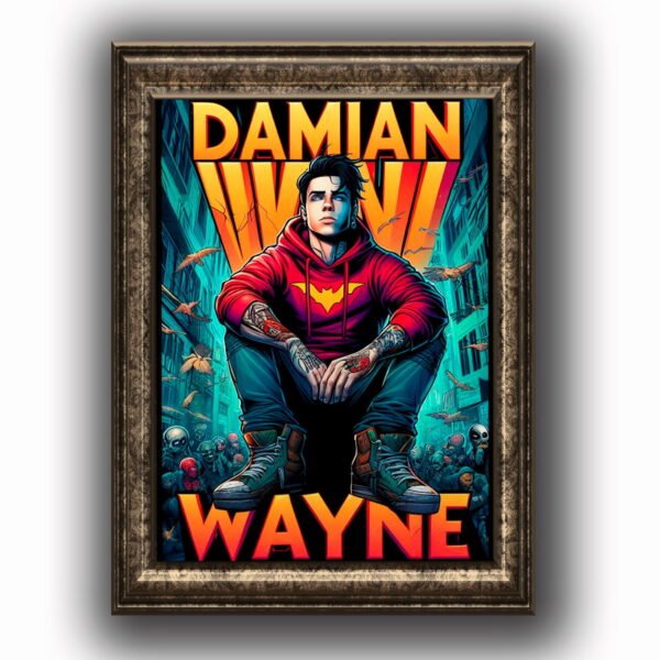 Damian Wayne Posters decorativos, Posters Comic, Historia Nuestra