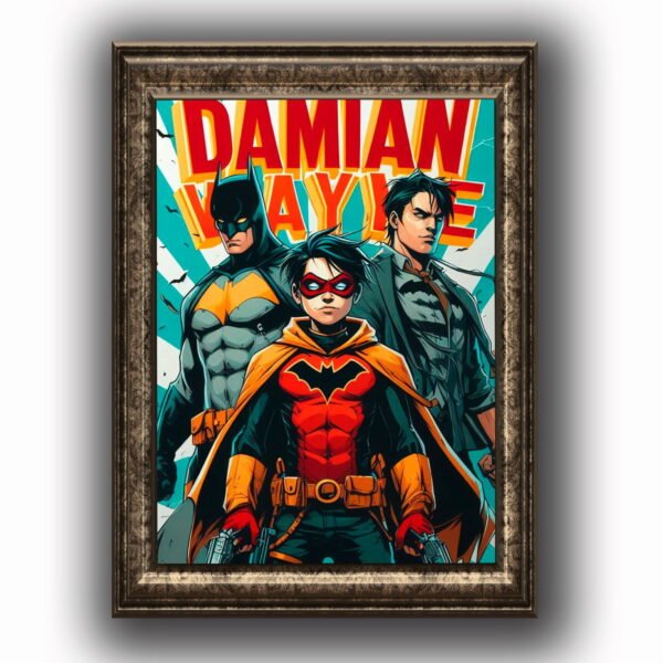 Damian Wayne Posters decorativos, Posters Comic, Historia Nuestra