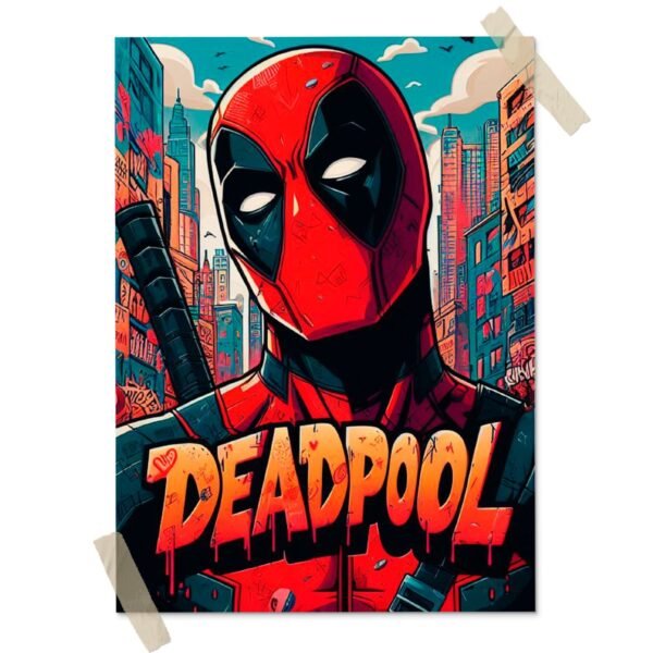 Deadpool Posters decorativos, Posters Comic, Historia Nuestra