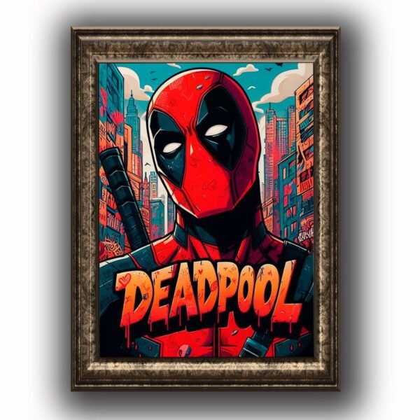 Deadpool Posters decorativos, Posters Comic, Historia Nuestra