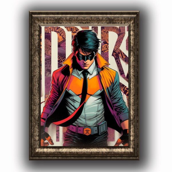 Dick Grayson Posters decorativos, Posters Comic, Historia Nuestra