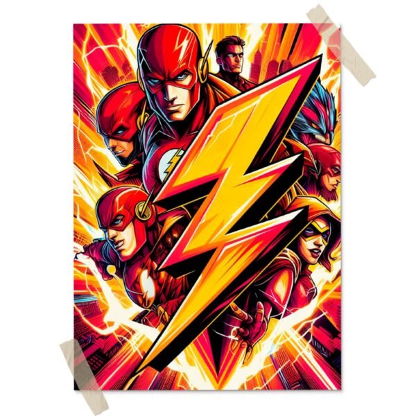 Flash Posters decorativos, Posters Comic, Historia Nuestra