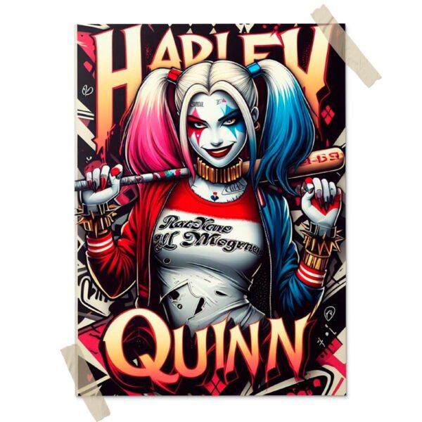 Harley Quinn Posters decorativos, Posters Comic, Historia Nuestra