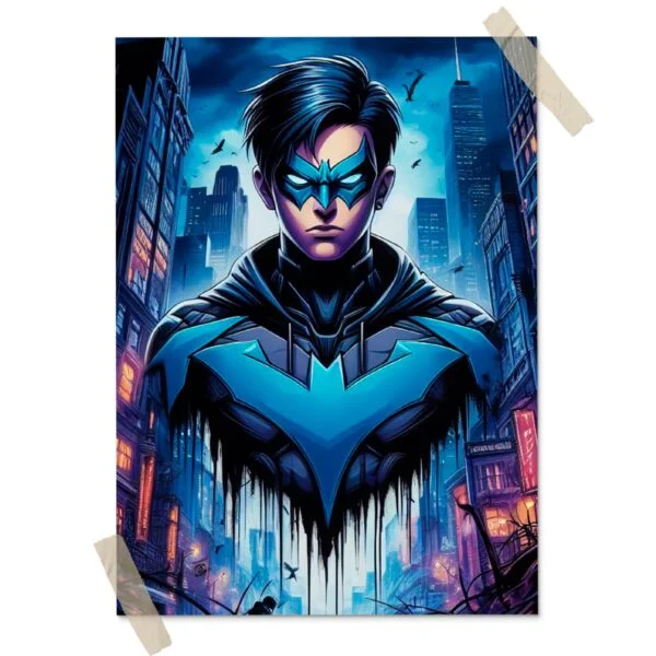 Nightwing Posters decorativos, Posters Comic, Historia Nuestra