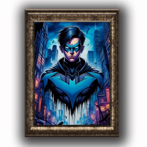 Nightwing Posters decorativos, Posters Comic, Historia Nuestra