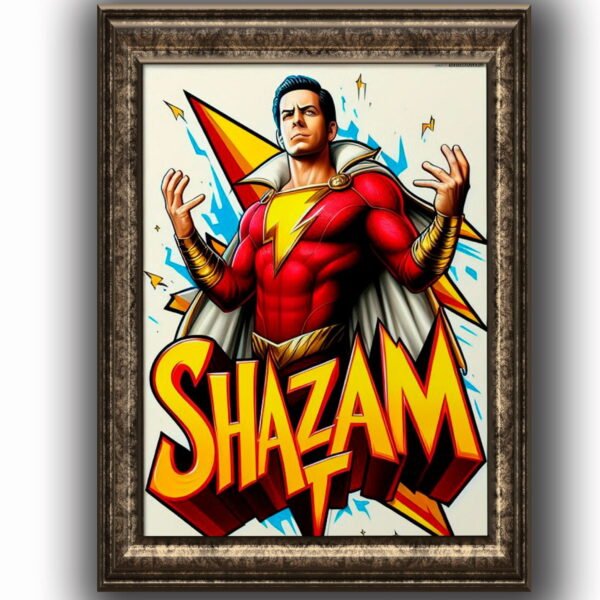 Shazam Posters decorativos, Posters Comic, Historia Nuestra