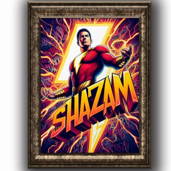 Shazam Posters decorativos, Posters Comic, Historia Nuestra