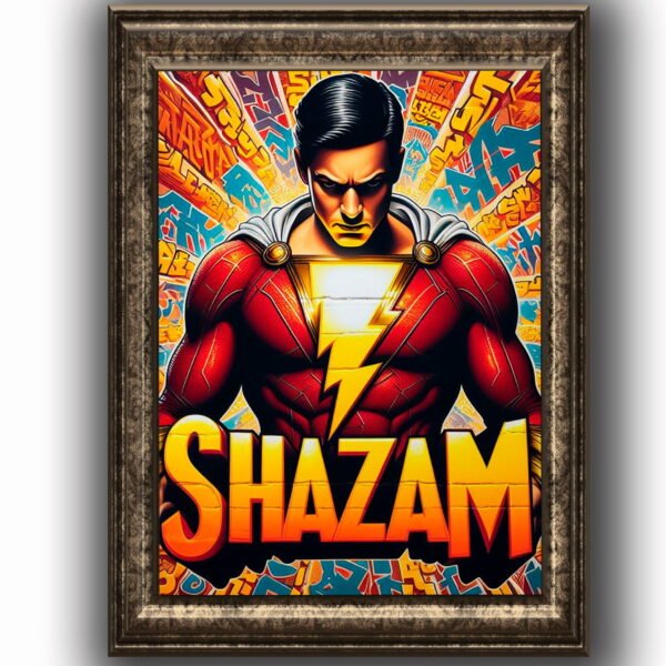 Shazam Posters decorativos, Posters Comic, Historia Nuestra