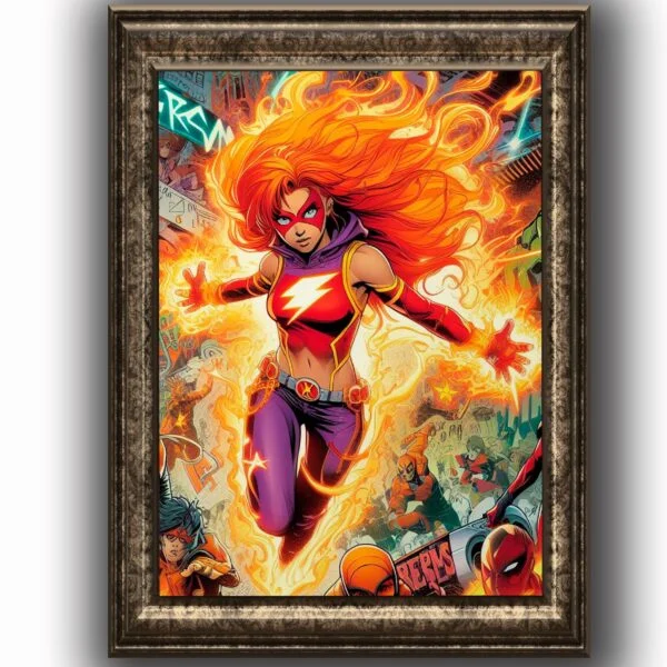 Starfire Posters decorativos, Posters Comic, Historia Nuestra