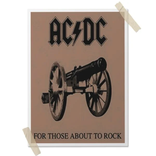 ACDC Posters decorativos, Posters Música, Historia Nuestra