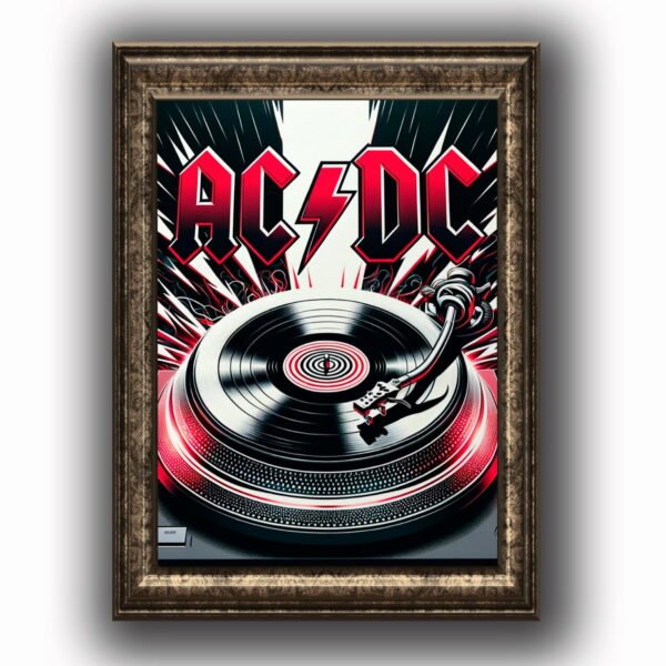 ACDC Posters decorativos, Posters Música, Historia Nuestra