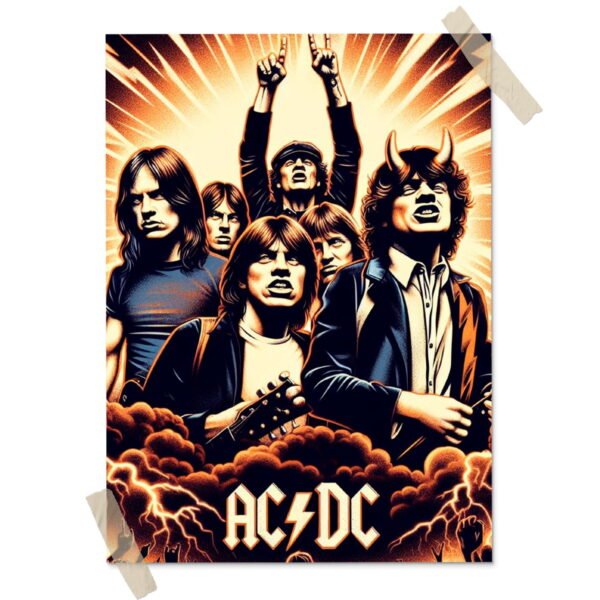 ACDC Posters decorativos, Posters Música, Historia Nuestra