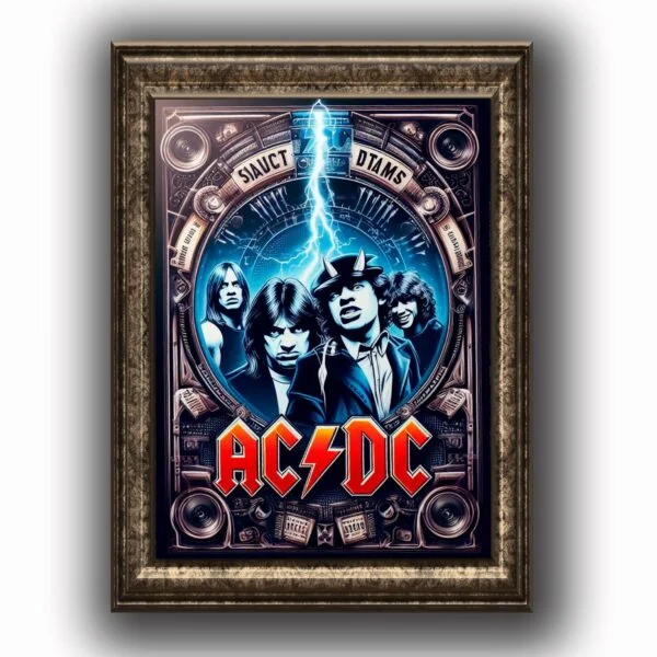 ACDC Posters decorativos, Posters Música, Historia Nuestra