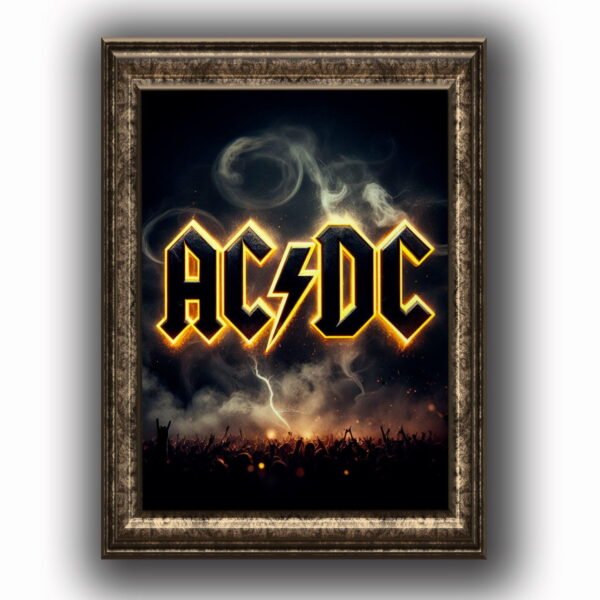 ACDC Posters decorativos, Posters Música, Historia Nuestra