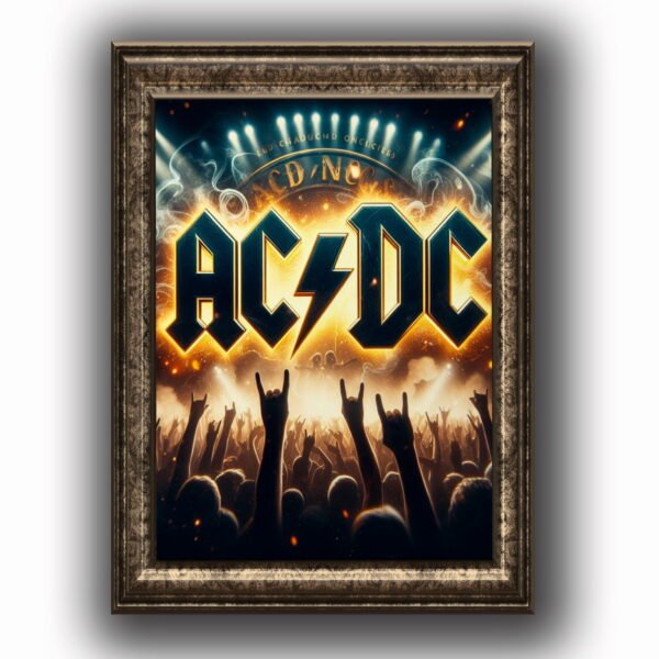 ACDC Posters decorativos, Posters Música, Historia Nuestra