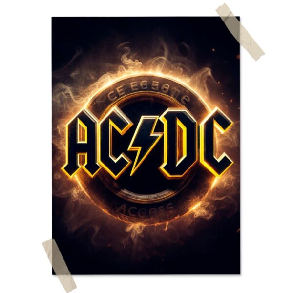 ACDC 9 Posters decorativos, Posters Música, Historia Nuestra