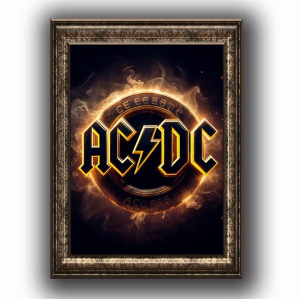 ACDC 9 Posters decorativos, Posters Música, Historia Nuestra