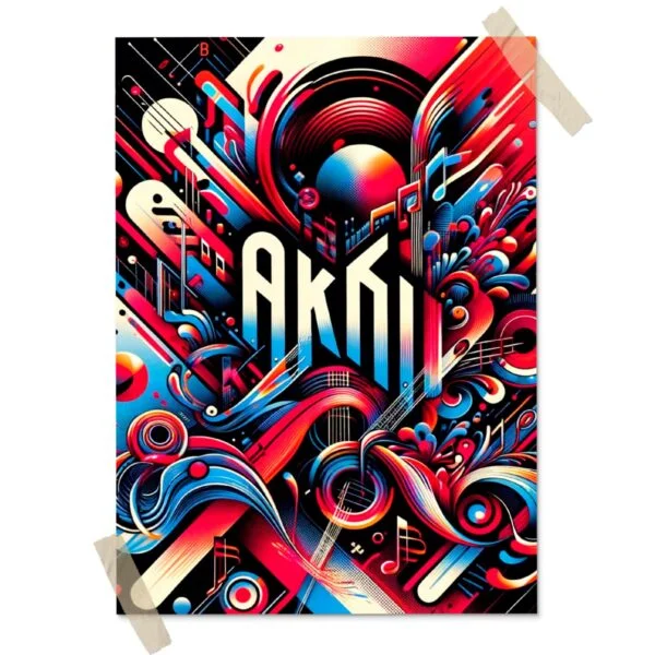 Akai Posters decorativos, Posters Música, Historia Nuestra