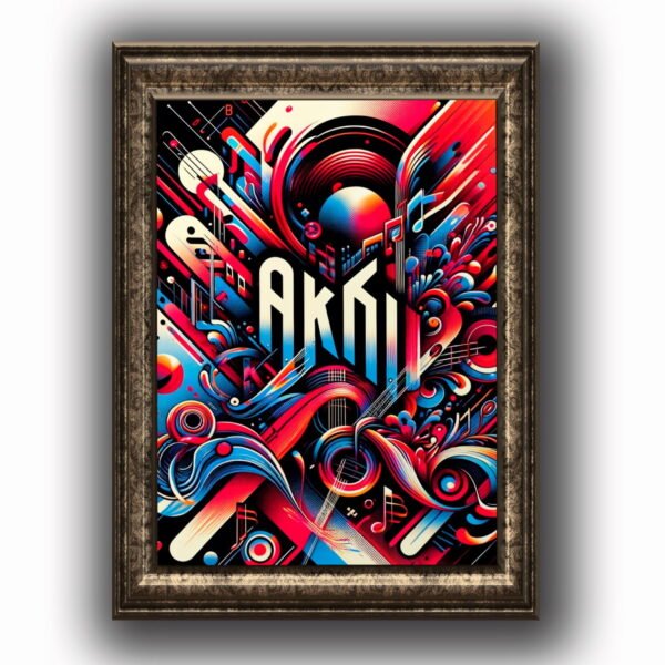 Akai Posters decorativos, Posters Música, Historia Nuestra