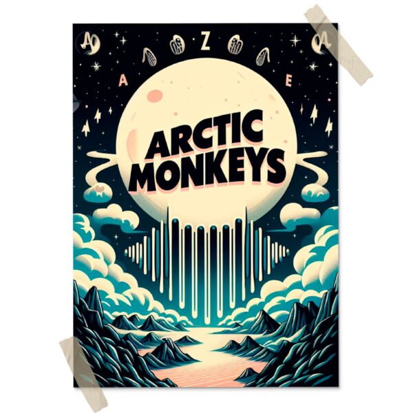 Arctic Monkeys Posters decorativos, Posters Música, Historia Nuestra