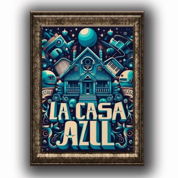 La casa azul Posters decorativos, Posters Música, Historia Nuestra