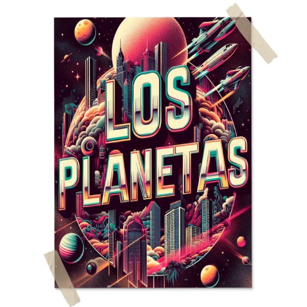 Los Planetas Posters decorativos, Posters Música, Historia Nuestra