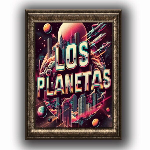 Los Planetas Posters decorativos, Posters Música, Historia Nuestra