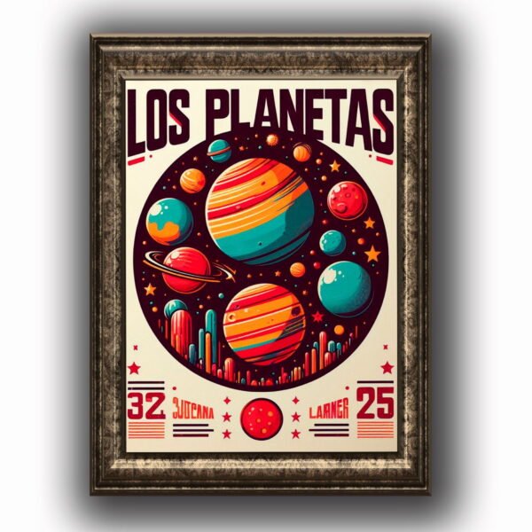 Los Planetas Posters decorativos, Posters Música, Historia Nuestra