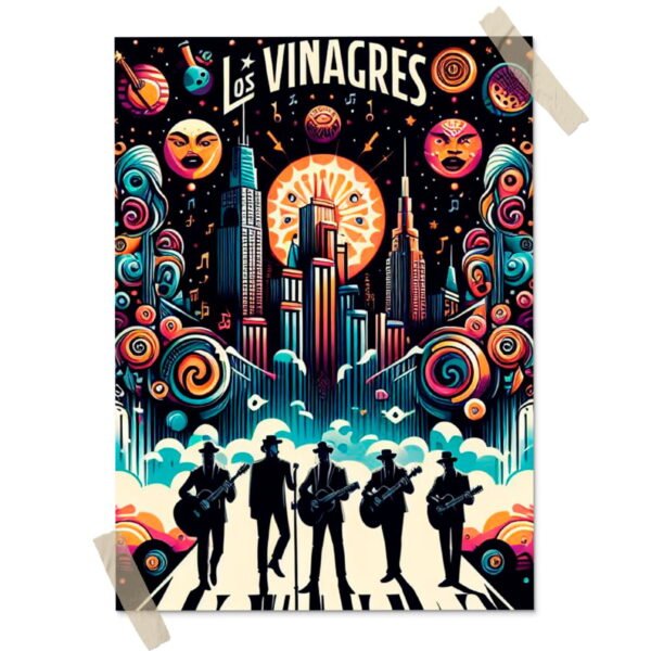 Los vinagres Posters decorativos, Posters Música, Historia Nuestra