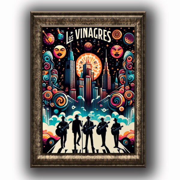 Los vinagres Posters decorativos, Posters Música, Historia Nuestra